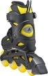 Детские ролики Rollerblade Fury Black/Yellow размер 29-33 (rb202) - изображение 4