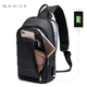 Рюкзак з однією лямкою Сумка слінг Bange (BGS1911 Black) 9.7'' з USB Чорний - зображення 2