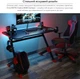 Комп'ютерний стіл RZTK Cobra RGB Carbon 1200 х 600 мм - зображення 7