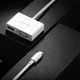 Адаптер Ugreen MM123 HDMI+VGA - USB Type-C (F/M), White (30843) - зображення 5
