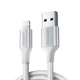 Кабель USB-Lightning Ugreen US199 2.4A 2m Silver (60163) - зображення 1