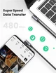 Кабель Ugreen US335 USB-C - USB-C, 2м, Gray (70698) - изображение 5