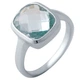 Срібна каблучка з натуральним топазом 6.075ct, вага виробу 4,6 гр (2042600) - зображення 1