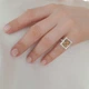 Срібна каблучка з цитрином nano 4.18ct, вага виробу 4,85 гр (2117353) - зображення 4