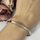 Серебряный браслет с без камней, вес изделия 15,08 гр (2101086) - изображение 3