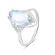 Срібна каблучка з натуральним топазом 3.943ct, вага виробу 3,39 гр (2097143) - зображення 1