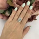 Срібна каблучка з натуральним топазом 3.943ct, вага виробу 3,39 гр (2097143) - зображення 2