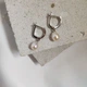 Серебряные серьги с натуральным жемчугом 5ct (2122296) - изображение 4