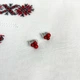 Серебряные серьги с кораллом (2136132) - изображение 2