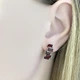 Серебряные серьги с натуральным гранатом 3.567ct (2110163) - изображение 3