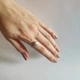 Срібна каблучка з натуральними перлами 2.375ct, вага виробу 2,81 гр (2122265) - зображення 2
