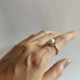 Срібна каблучка з натуральними перлами 2.375ct, вага виробу 2,81 гр (2122265) - зображення 3
