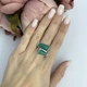 Серебряное кольцо с кошачьим глазом 9.286ct, вес изделия 7,24 гр (2108641) - изображение 3