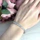 Серебряный браслет с фианитами, вес изделия 15,01 гр (2070924) - изображение 3