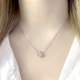 Серебряная подвеска с фианитами (2073413) - изображение 3