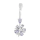 Серебряная подвеска с танзанитом 1.905ct, топазом белым (2115113) - изображение 1