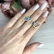 Серебряные серьги с опалом 0.325ct (2075134) - изображение 2
