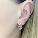 Срібні сережки з топазом 2.913ct (2089773) - зображення 3