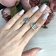 Срібні сережки з натуральним топазом 8.225ct (2074991) - зображення 2