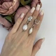 Серебряные серьги SilverBreeze с натуральным жемчугом барочным (2106395) - изображение 2