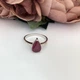 Серебряное кольцо с натуральным рубином 2.125ct, вес изделия 2,41 гр (2096054) - изображение 2