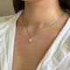 Серебряная подвеска с фианитами (2142553) - изображение 6