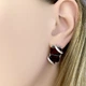 Серебряные серьги с натуральным гранатом 11.767ct (2110149) - изображение 3