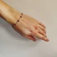 Срібний браслет із натуральним рубіном 7.1ct, вага виробу 3,58 гр (2118213) - зображення 4