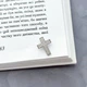 Серебряный крестик с фианитами (2142911) - изображение 5