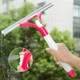 Зручна щітка для миття вікон з розпилювачем та водозгоном, Очисник скла з розпилювачем - зображення 3