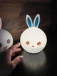Силіконовий нічник RGB у формі кролика Rabbit Silicone Lamp LY-271, Синій - зображення 5