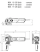 Угловая шлифмашина Metabo WEVA 15-125 Quick (600496000) с регулировкой количества оборотов + быстрозажимной гайкой + картонная коробка - изображение 8
