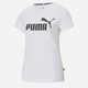 T-shirt damski Puma Ess Logo Tee 586774-02 XS Biały (4063697275034) - obraz 5