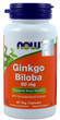 Suplement diety Now Foods Ginkgo Biloba 60 mg 60 kapsułek (733739046864) - obraz 1