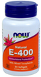 Now Foods Witamina E-400 50 tabletek (733739008909) - obraz 1