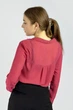Блузка Bershka 0866/448/601 бордова S - зображення 4