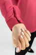 Блузка Bershka 0866/448/601 бордова S - зображення 5
