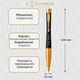 Кулькова ручка Parker URBAN 17 Muted Black GT BP Тризубець на торці + Слава Україні 30035_T011y - изображение 2