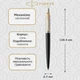 Кулькова ручка Parker Jotter 17 Bond Street Black GT BP 14 032 - изображение 2