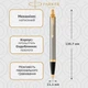 Шариковая ручка Parker IM 17 Brushed Metal GT BP 22 232 - изображение 2