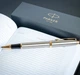 Ручка-ролер Parker IM 17 Brushed Metal GT RB 22 222 - зображення 4