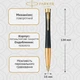 Кулькова ручка Parker URBAN 17 Muted Black GT BP Тризубець на торці 30 035_TR - изображение 2