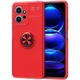 Чехол TPU Ring для Xiaomi Redmi Note 12 бампер противоударный с кольцом Red - изображение 1