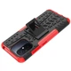 Чохол Armor для Xiaomi Redmi 12C протиударний бампер з підставкою Red - зображення 6