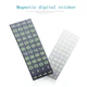 Парковочная карта - автовизитка P-23 Temporary Parking Number (Black) - изображение 4