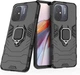 Чохол Iron Ring для Xiaomi Redmi 12C протиударний бампер із підставкою Black - зображення 1