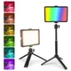 Комплект LED света для фотосъемки 3200-5500K с регулируемой яркостью и цвета USB со стойкой - изображение 2