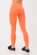Безшовні легінси жіночі з мікрофібри Giulia LEGGINGS 02 S/M Orange-neon, спортивні легінси, висока посадка - зображення 4