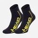 Шкарпетки Head Performance quarter 2-pack grey/yellow Сірий Жовтий 39-42 (791019001-009) - зображення 1