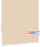 Ролета тканевая INROLL Есо-Mini 42,5х165 см Len Кремово-розовый 2070 - изображение 4